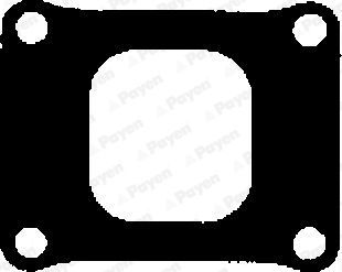 Прокладка выпускного коллектора Payen для Renault Major 1992-1993. Артикул JB925
