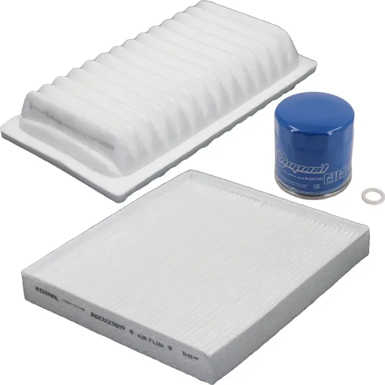 Комплект фильтров для ТО а/м Kia Rio 4/Hyundai Solaris 17- 1.4 (3шт с уплотн. сл (Riginal). Артикул RGAFAI070