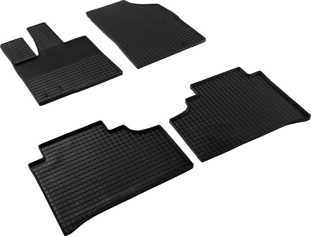 Коврики резиновые Seintex с узором сетка для салона Changan UNI-K 2021-2026. Артикул 316401