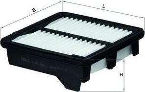 Воздушный фильтр Mahle-Knecht для Honda Fit II 2007-2014. Артикул LX 2693