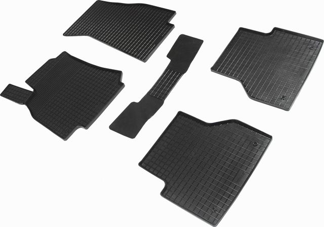 Коврики резиновые Seintex с узором сетка для салона Audi A7 (C8) 5 дв. 2018-2026. Артикул 90005