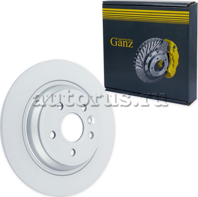 Диск тормозной задний с покрытием (Ganz). Артикул GIJ06109