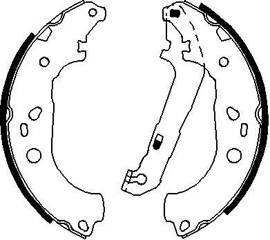 Тормозные колодки Bosch. Артикул 0 986 487 696