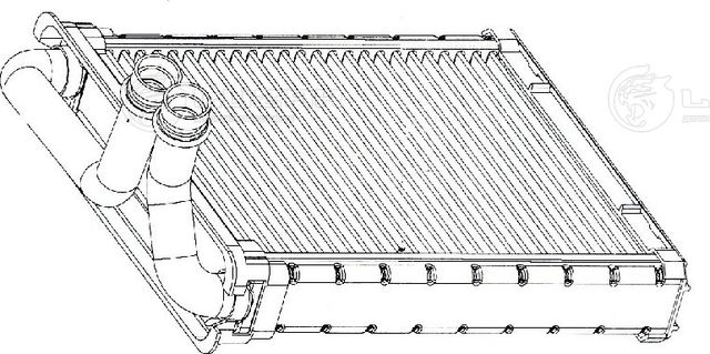 Радиатор отопителя (печки) Luzar. Артикул LRh 18N6