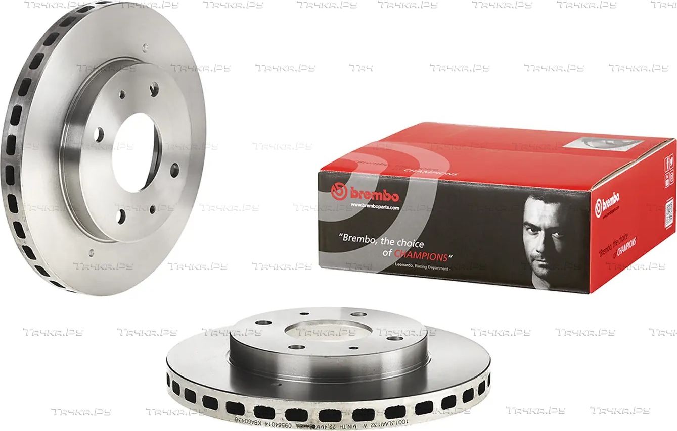 Тормозной диск Brembo передний для Mitsubishi Space Runner I 1991-1999. Артикул 09.5640.14