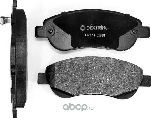 Колодки тормозные передние (Dextrim). Артикул DX7FD531
