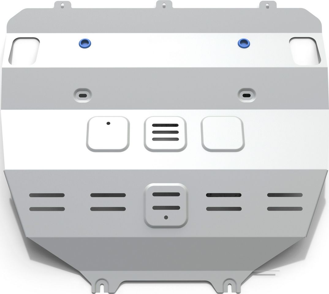 Защита алюминиевая Rival для картера и КПП (увеличенная) Geely Atlas 2018-2022. Артикул 333.1921.1