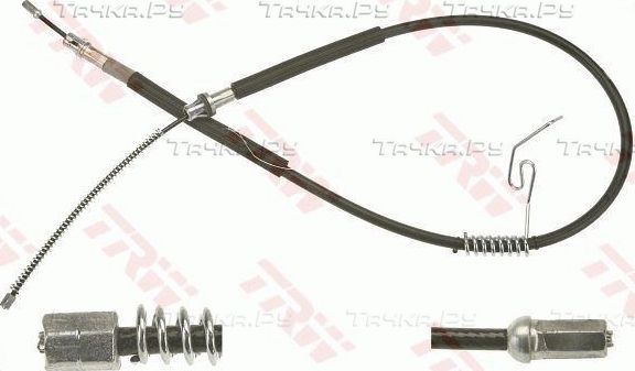 Трос ручника (тросик ручного тормоза) TRW. Артикул GCH3015