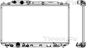 Радиатор охлаждения двигателя Sakura. Артикул 3211-8506
