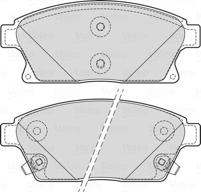 Тормозные колодки Valeo передние для Vauxhall Zafira C 2014-2016. Артикул 601705