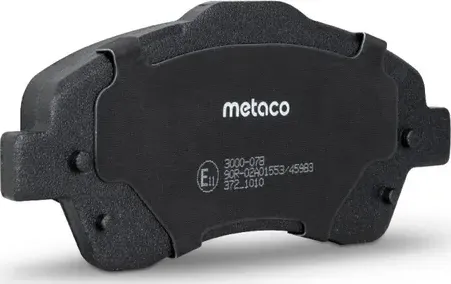 Колодки тормозные TOYOTA COROLLA VERSO/AVENSIS 04- передн. (Metaco). Артикул 3000078