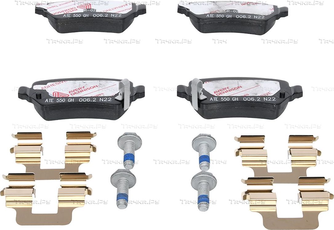 Тормозные колодки ATE Ceramic задние для Opel Zafira B 2005-2019. Артикул 13.0470-2868.2