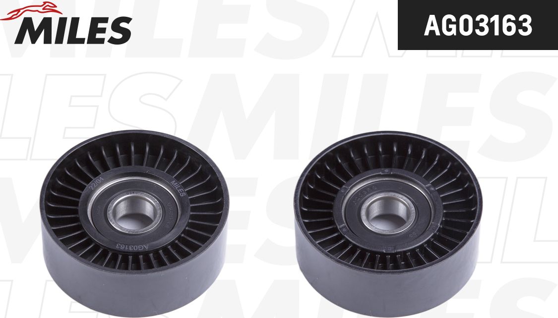 Натяжной ролик (натяжитель) приводного ремня Miles. Артикул AG03163