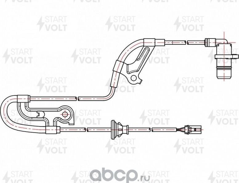 Датчик ABS StartVOLT. Артикул VS-ABS 1917