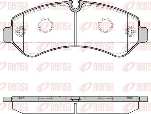 Тормозные колодки Remsa. Артикул 1866.00