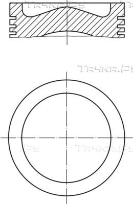 Поршень Mahle. Артикул 004 67 00