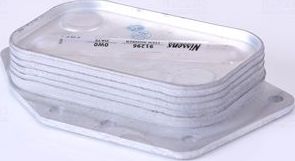 Радиатор масляный (маслоохладитель) для двигателя Nissens (алюминий) для Fiat 500 II 2010-2026. Артикул 91296