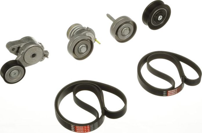 Приводной ремень поликлиновой с роликами (комплект) Gates Micro-V®. Артикул K046PK1600