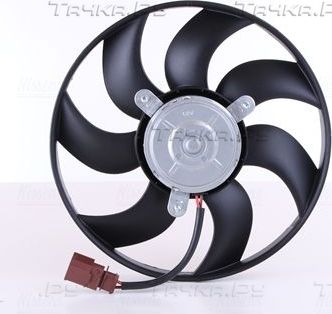 Вентилятор радиатора двигателя Nissens правый для Volkswagen Golf Plus I 2004-2013. Артикул 85680