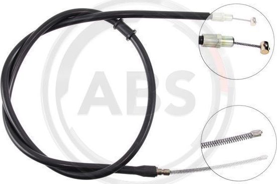 Трос ручника (тросик ручного тормоза) ABS. Артикул K14177