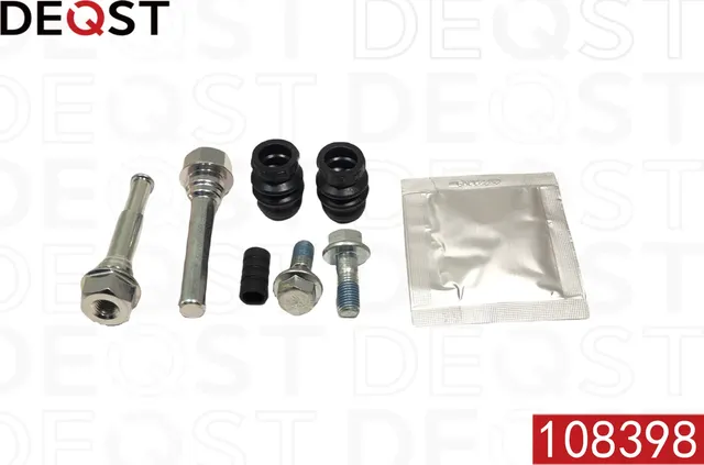 Комплект направляющих тормозного суппорта переднего/заднего (направляющая O 10 m (Deqst). Артикул 108398