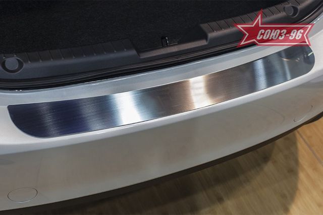 Накладка Союз-96 на наружный порог багажника с рисунком Mazda 3 III седан 4-дв. 2013-2026. Артикул MAZ3.36.3934