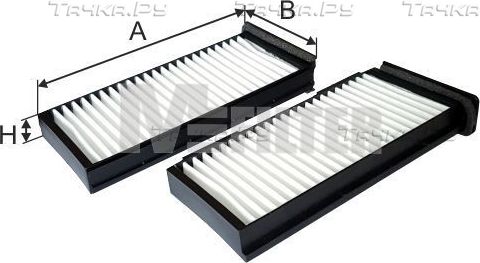 Салонный фильтр MFilter для Mitsubishi Carisma I 1995-2006. Артикул K 9140-2
