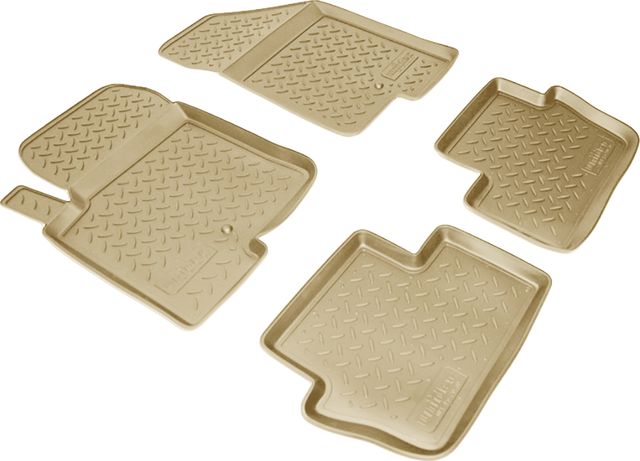 Коврики Норпласт для салона Dodge Caliber 2006-2012 БЕЖЕВЫЕ. Артикул NPL-Po-20-30-B