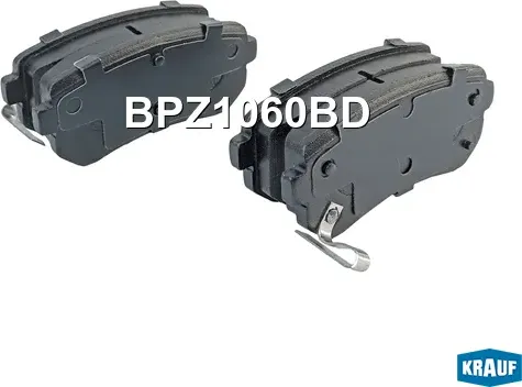 Колодки тормозные дисковые Krauf. Артикул BPZ1060BD