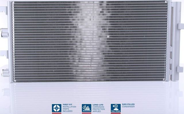 Радиатор кондиционера (конденсатор) Nissens (алюминий). Артикул 940161