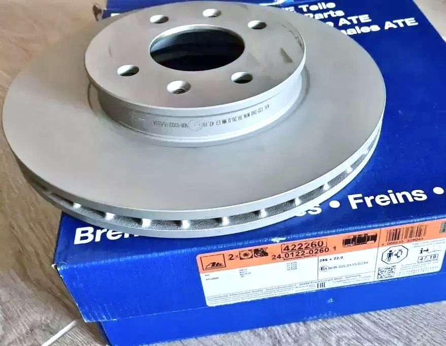 Тормозной диск ATE. Артикул 24.0122-0260.1