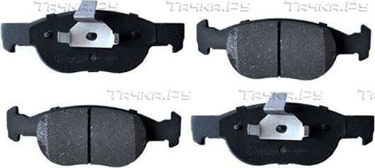 Тормозные колодки ASAM передние для Fiat Punto II 1999-2006. Артикул 55458