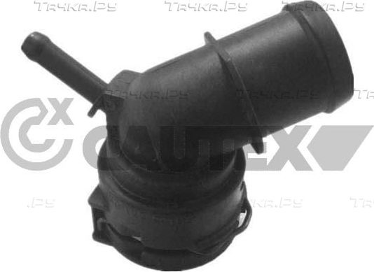 Фланец системы охлаждения VW  Caddy 2004-2015, Golf Plus 2005-2014, Golf 2003-20 Cautex (полимерный материал). Артикул 760712