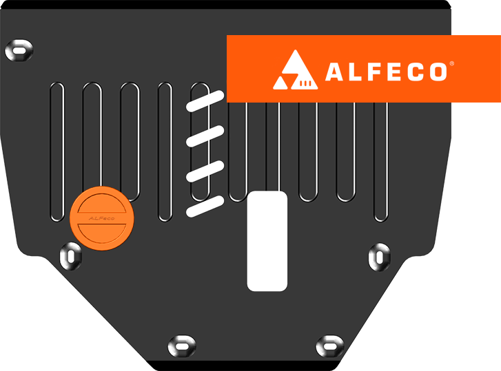 Защита Alfeco для картера и КПП KGM Torres 2023-2026. Артикул ALF.74.01