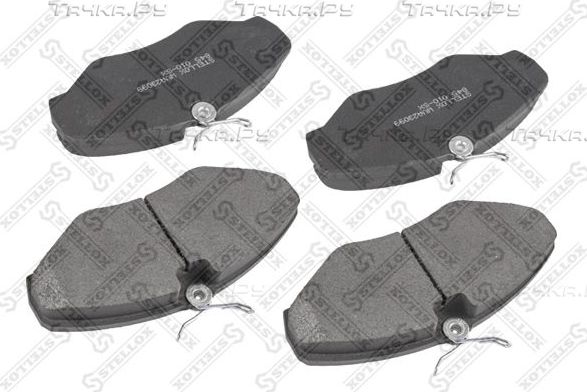 Тормозные колодки Stellox передние для Renault Trafic II 2001-2014. Артикул 845 010-SX