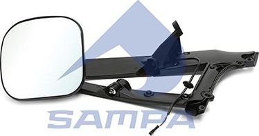 Зеркало боковое Sampa для Mercedes-Benz Atego 2 2004-2013. Артикул 201.221