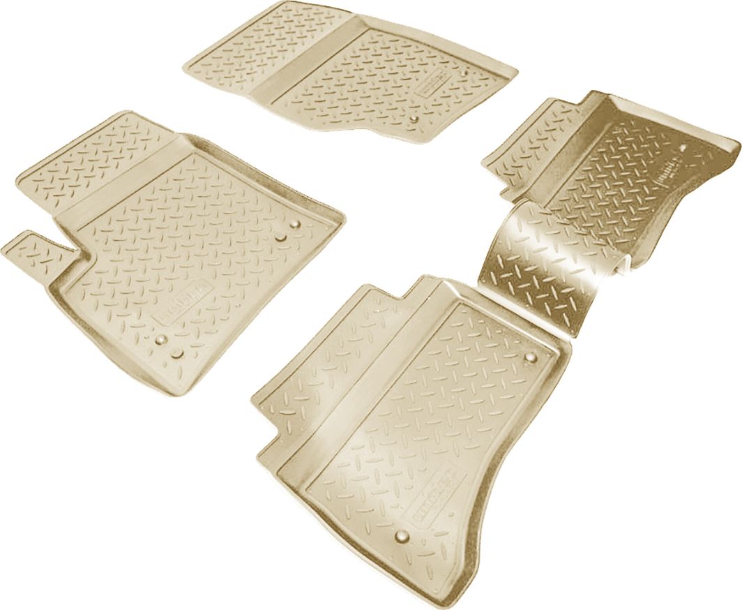 Коврики Норпласт для салона Volkswagen Touareg I 2002-2010 БЕЖЕВЫЙ. Артикул NPL-Po-95-55-B