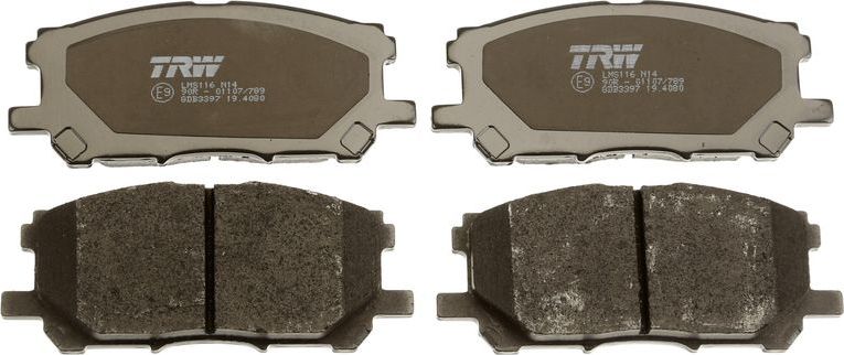 Тормозные колодки TRW COTEC. Артикул GDB3397