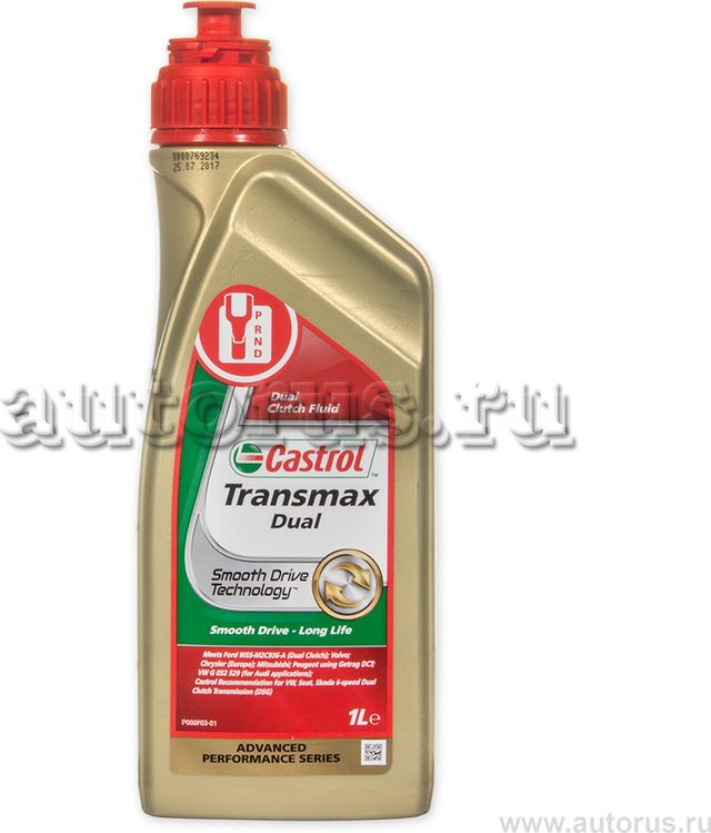 Масло трансмиссионное ATF Transmax DUAL для DSG 75W 1л CASTROL. Артикул 157F3E