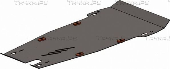 Защита алюминиевая Alfeco для картера и КПП Honda Odyssey III 2003-2008. Артикул ALF.09.52 AL4