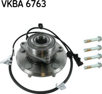 Ступичный подшипник (комплект) SKF задний правый для Dodge Journey I 2008-2026. Артикул VKBA 6763