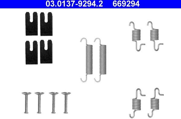 Комплектующие, стояночная тормозная система ATE. Артикул 03.0137-9294.2