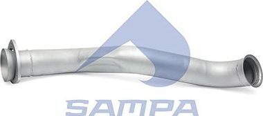 Глушитель Sampa передний для Volvo  FL6 1985-2000. Артикул 032.005