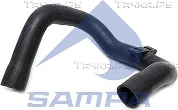 Патрубок радиатора (системы охлаждения) Sampa для DAF CF 75 2001-2013. Артикул 051.336