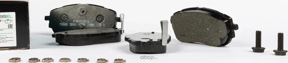 Колодки тормозные передние (Absel). Артикул TY420008