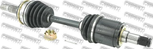 Полуось (привод в сборе, приводной вал) Febest. Артикул 0114-UCK50