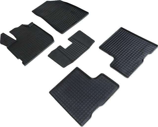 Коврики резиновые Seintex с узором сетка для салона Renault Duster II 4WD 2021-2026. Артикул 96266