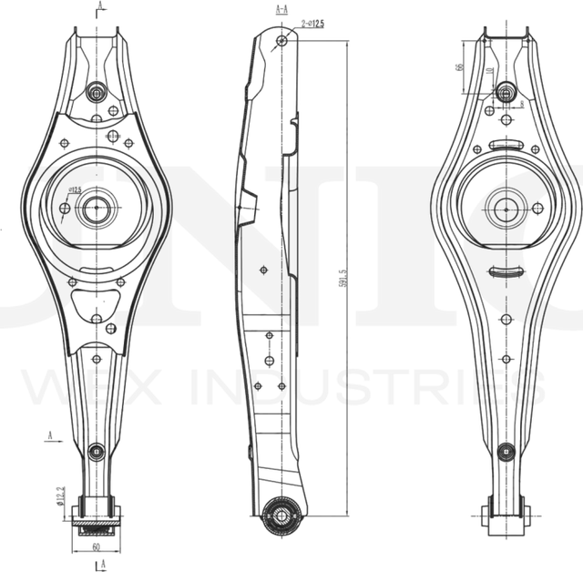 Рычаг подвески (Unio). Артикул SSP-40125