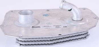 Радиатор масляный (маслоохладитель) для двигателя Nissens (алюминий) для SsangYong Rexton I 2002-2006. Артикул 90734