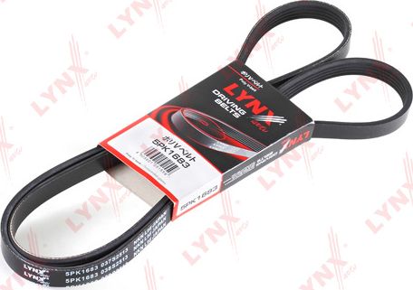 Приводной ремень поликлиновой LYNXauto. Артикул 5PK1683